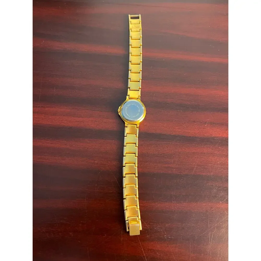 VTG Forever Watch Gold Tone Japan MOVT Not test